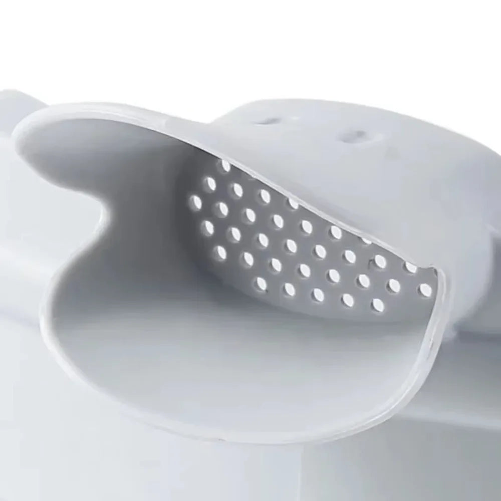 With round Mouth Edge Anti-Spill Duckbill Drain Pour Soup Leak-Proof Pans Side Clip Silicone Soup Diversion Liquid Funnel Pans