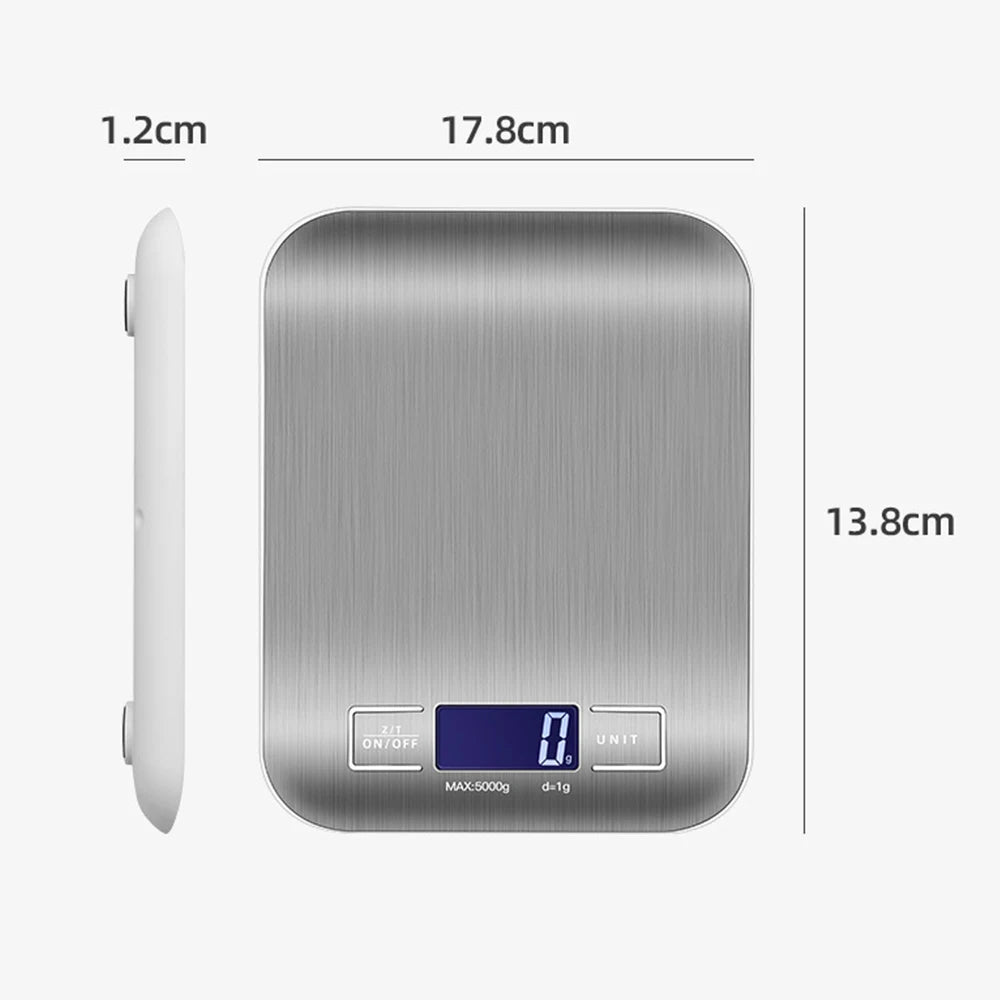 SmartMeasure™ Stainless Steel Kitchen Scale