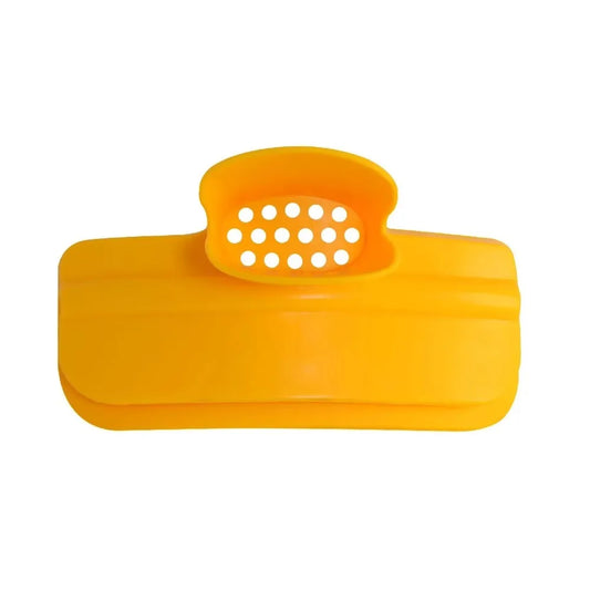 With round Mouth Edge Anti-Spill Duckbill Drain Pour Soup Leak-Proof Pans Side Clip Silicone Soup Diversion Liquid Funnel Pans