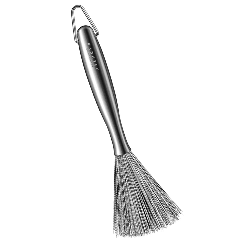 Stainless Steel Scrubber Metal Dish Kitchen Brushes Cookware Washing Brush Pot Cleaning Tools Household Merchandises