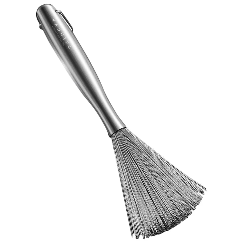 Stainless Steel Scrubber Metal Dish Kitchen Brushes Cookware Washing Brush Pot Cleaning Tools Household Merchandises