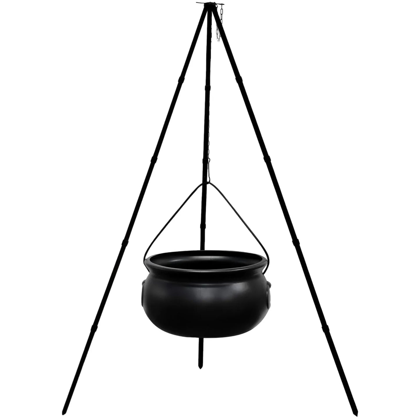 Candy Halloween Cauldron Witch Bucket Jar Black Kettle Pot Plastic Party Props Bowl Decorations Large Decor Kettles Basket
